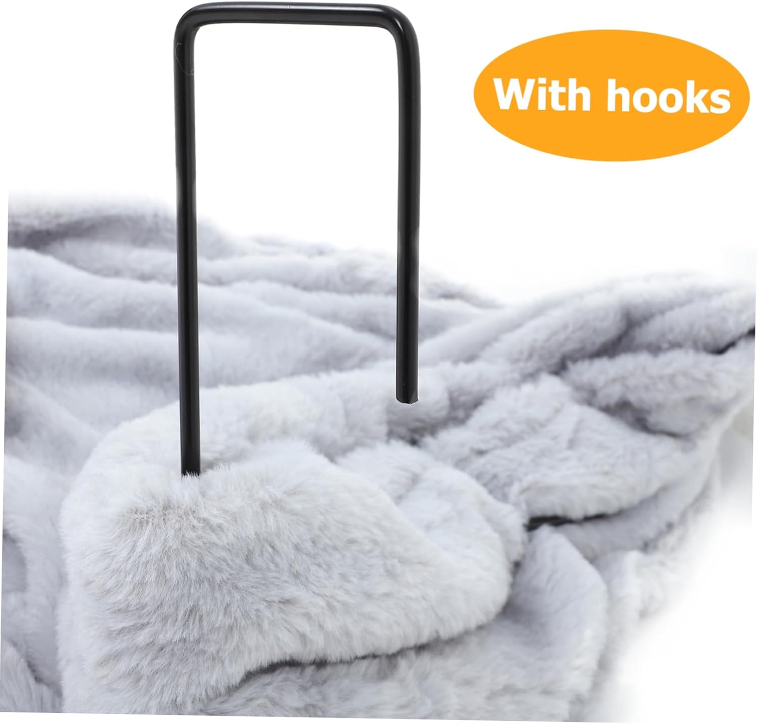 Kisangel Cat Window Hammock Foldable Space-Saving Cat Bed with Removable Plush Cover Comfortable and Easy to Grey