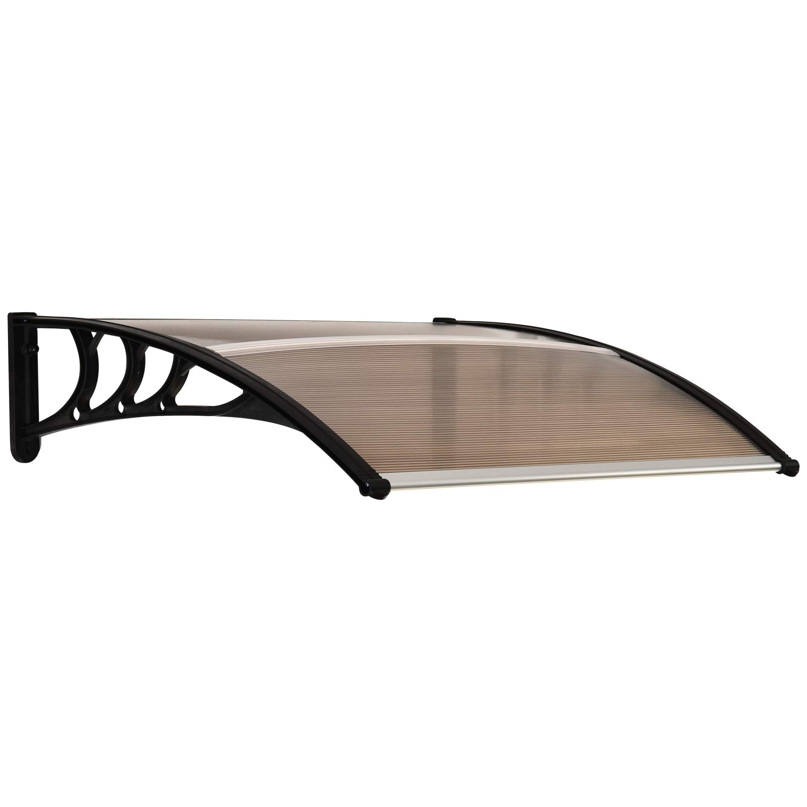 Buy Outsunny Curved Window Door Canopy Aluminium Rigid Plastic