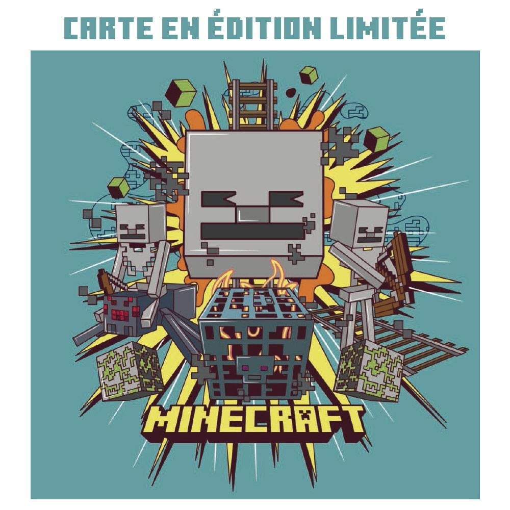Panini Minecraft - Confezione di 50 adesivi multicolore resistenti allo sbiadimento, su carta opaca, per parete, album, cartine, uso singolo