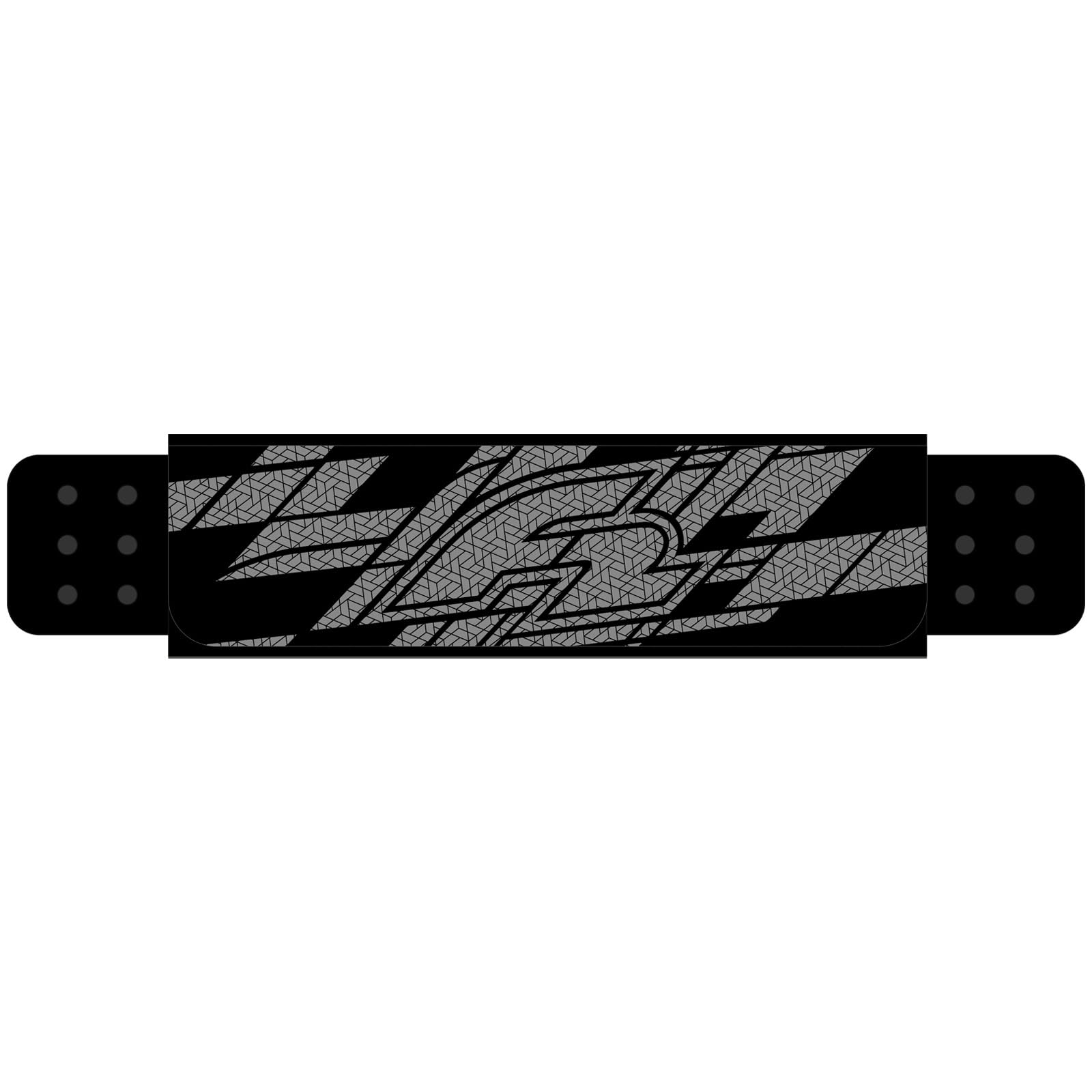 F2 4er Set Windsurf Foot Strap Fußschlaufen OneSize Schwarz/Grau 2024/2025