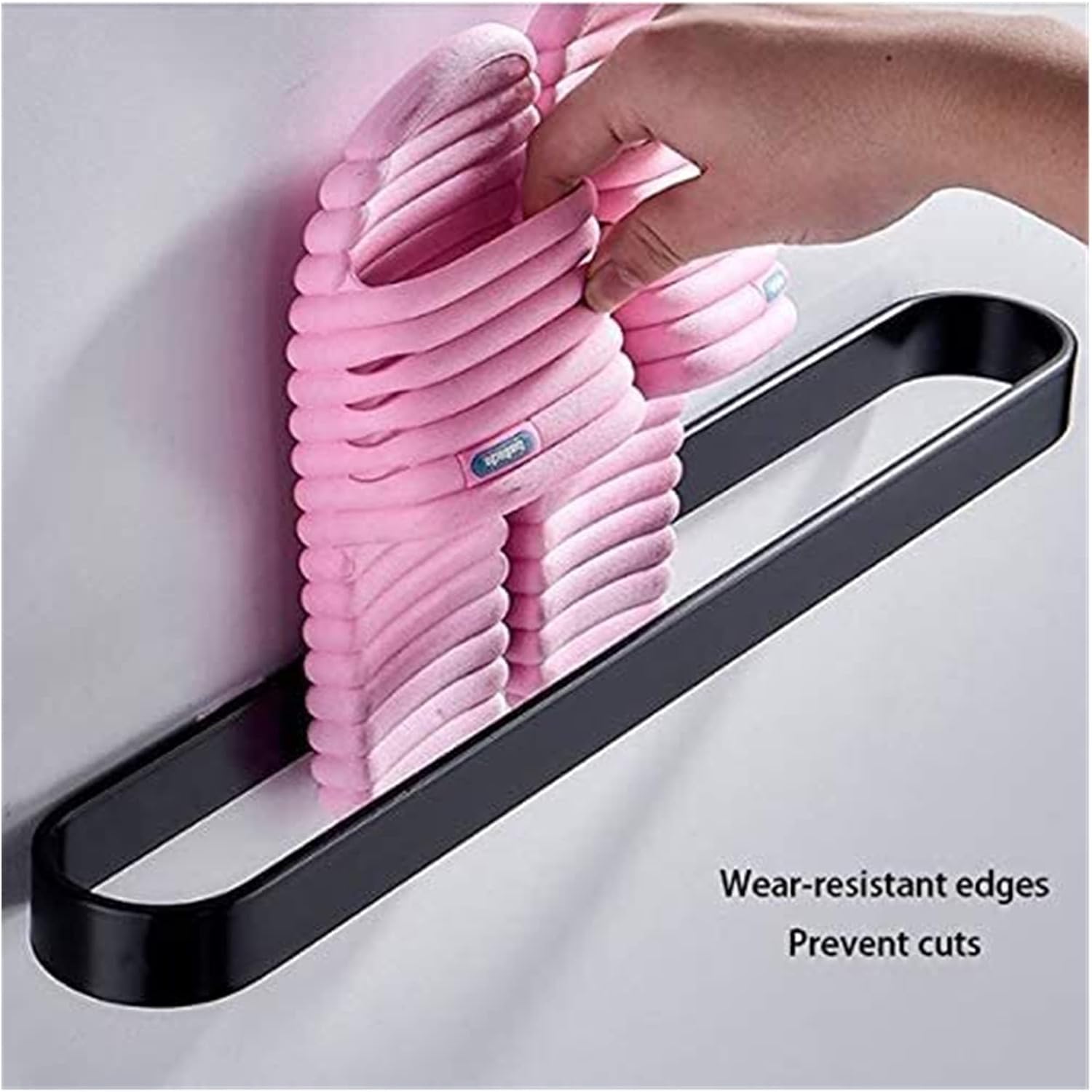 Shoe Rack Organizer Wall Mounted Shoe Rack, Hanging Shoe Rack for Door, Self Adhesive Wall Mounted Holders Shelf Shoe Shelf