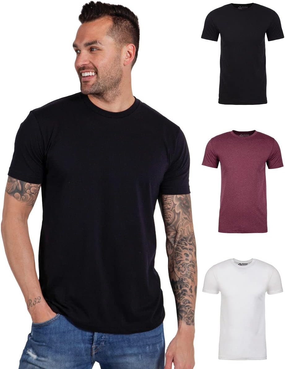 INTO THE AMmens Plain Basic Tees Plain Basic Tees