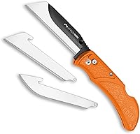 Vista 10 de OUTDOOR EDGE 2.5" RAZOR-WORK - Cuchillo plegable de utilidad con hoja reemplazable RazorSafe (Negro, 2 hojas)