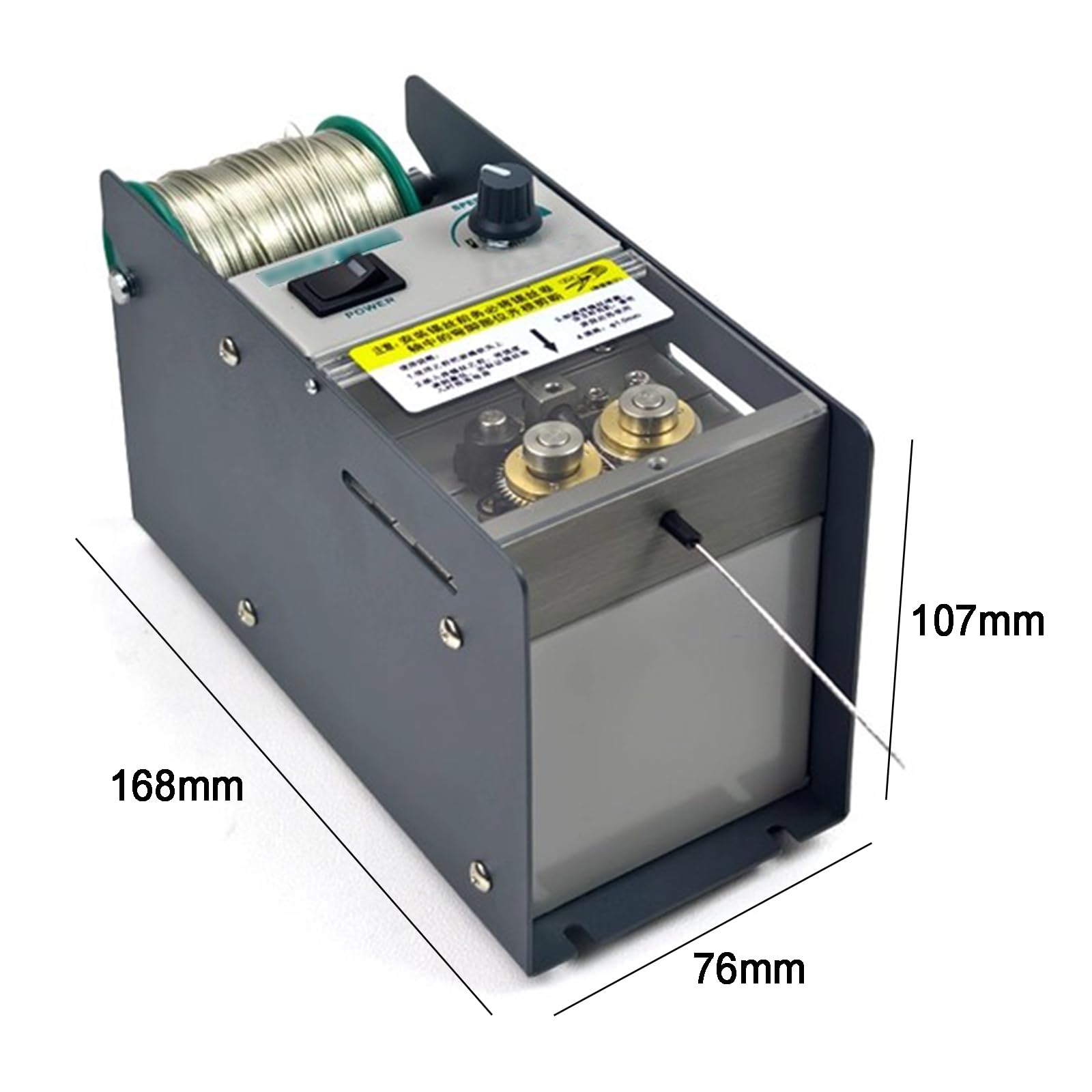 Distributore automatico di filo di saldatura per saldatura, velocità regolabile, compatibile con filo di saldatura multi-formato (1,2 mm), accessori essenziali per una saldatura efficiente