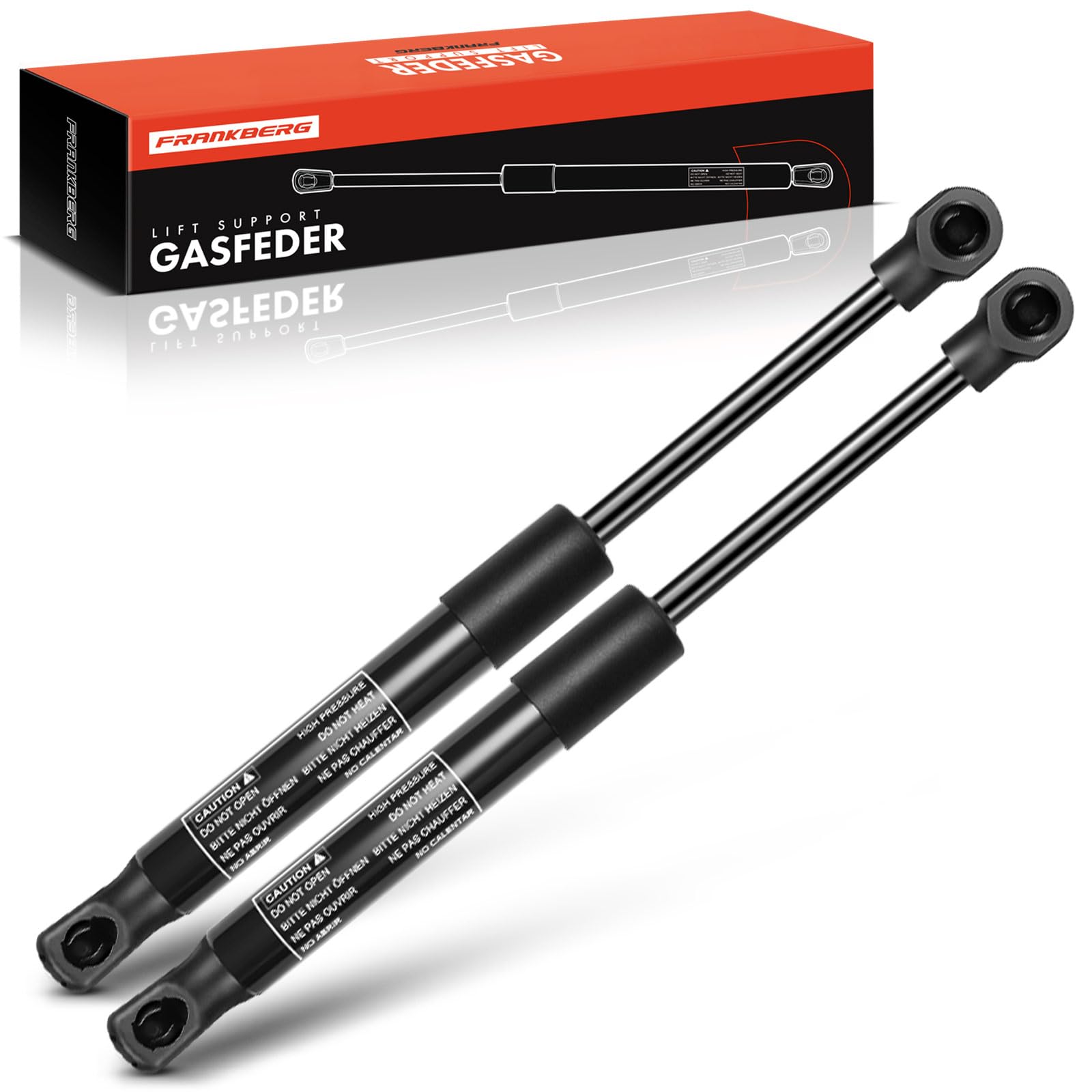 Frankberg 2x Gas Struts tailgate Compatible with Cordoba 6L2 All Engines Saloon 2002-2009 Replace# 6L5827550A