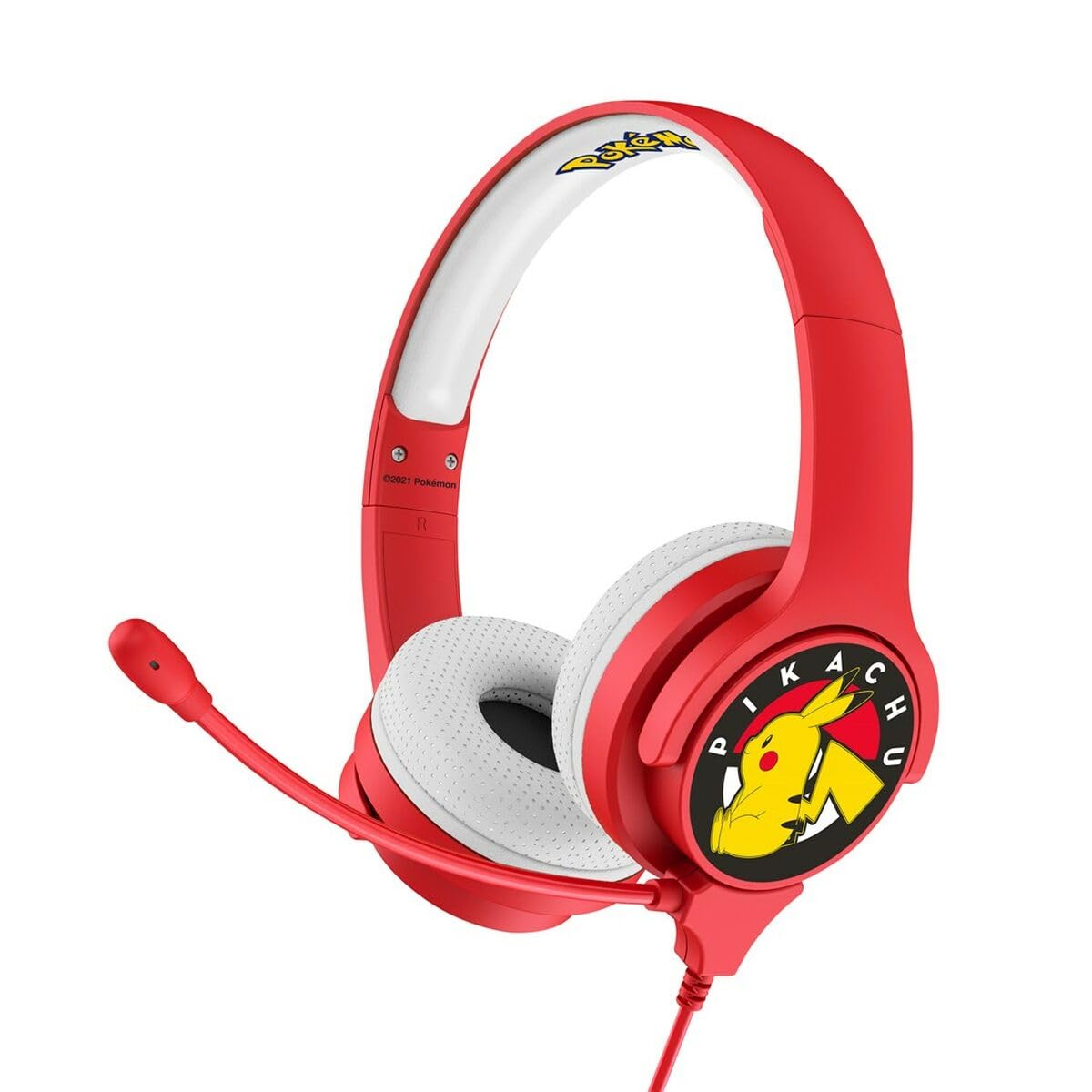 OTL Technlogies Pokemon Casque interactif, Filaire, Microphone Inclus, pour Enfants (Produit sous Licence Officielle)