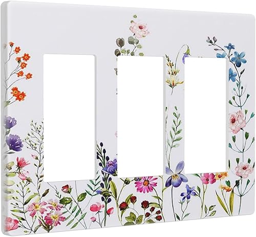 Miniatura 16 de Placa Decorativa de Pared Beige Boho de Mediados de Siglo Sol Abstracto 1-Gang Retro Años 70 Arte Geométrico Moderno con Arco Eléctrico Interruptor