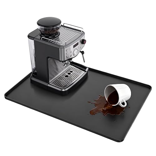 24-inch Coffee Mat - Heat Resistant Silicone for Coffee Bar
