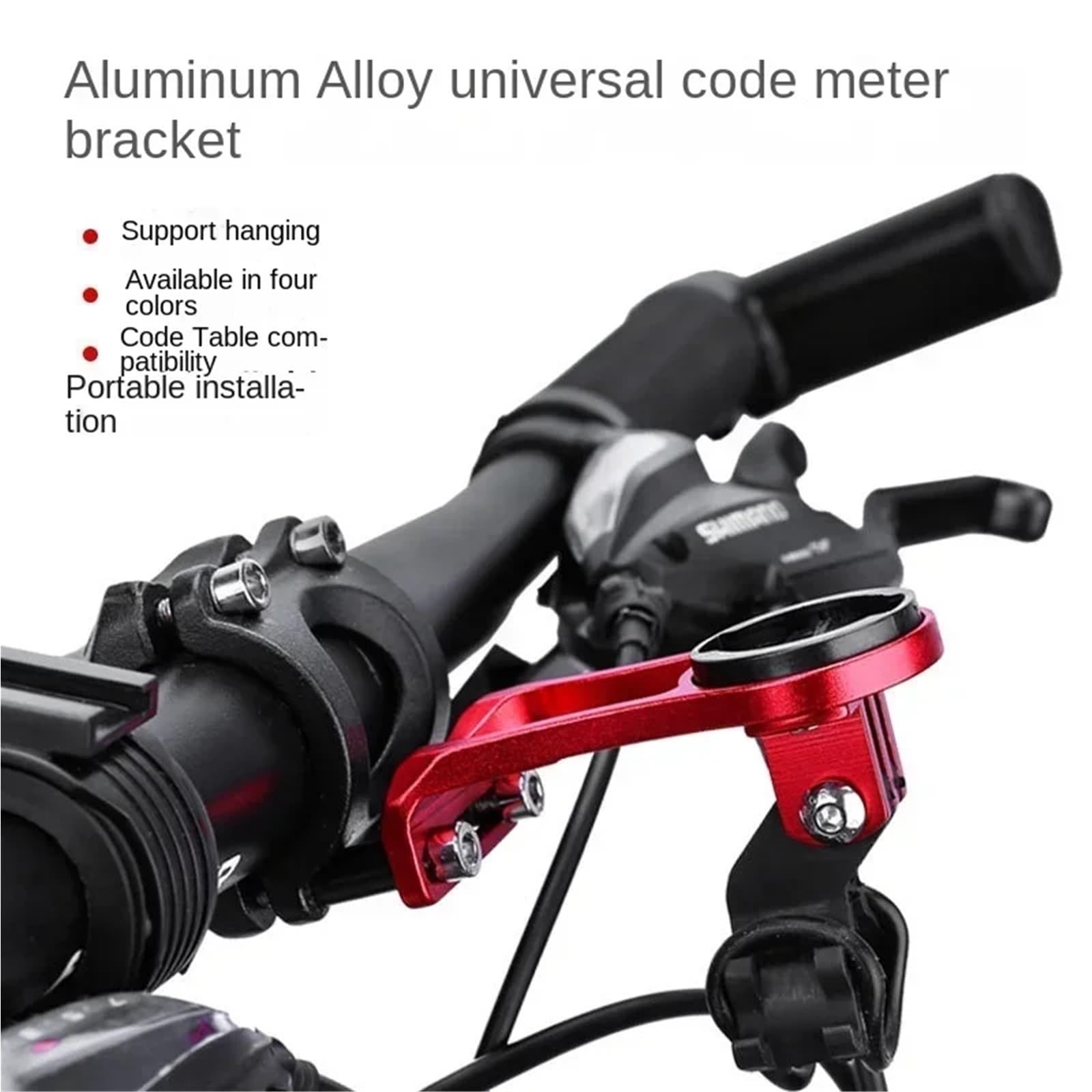 Bike Out, supporto anteriore per manubrio di bici da strada, per una maggiore visibilità, per cronometro, GPS, bici da strada (blu, 8 pezzi)