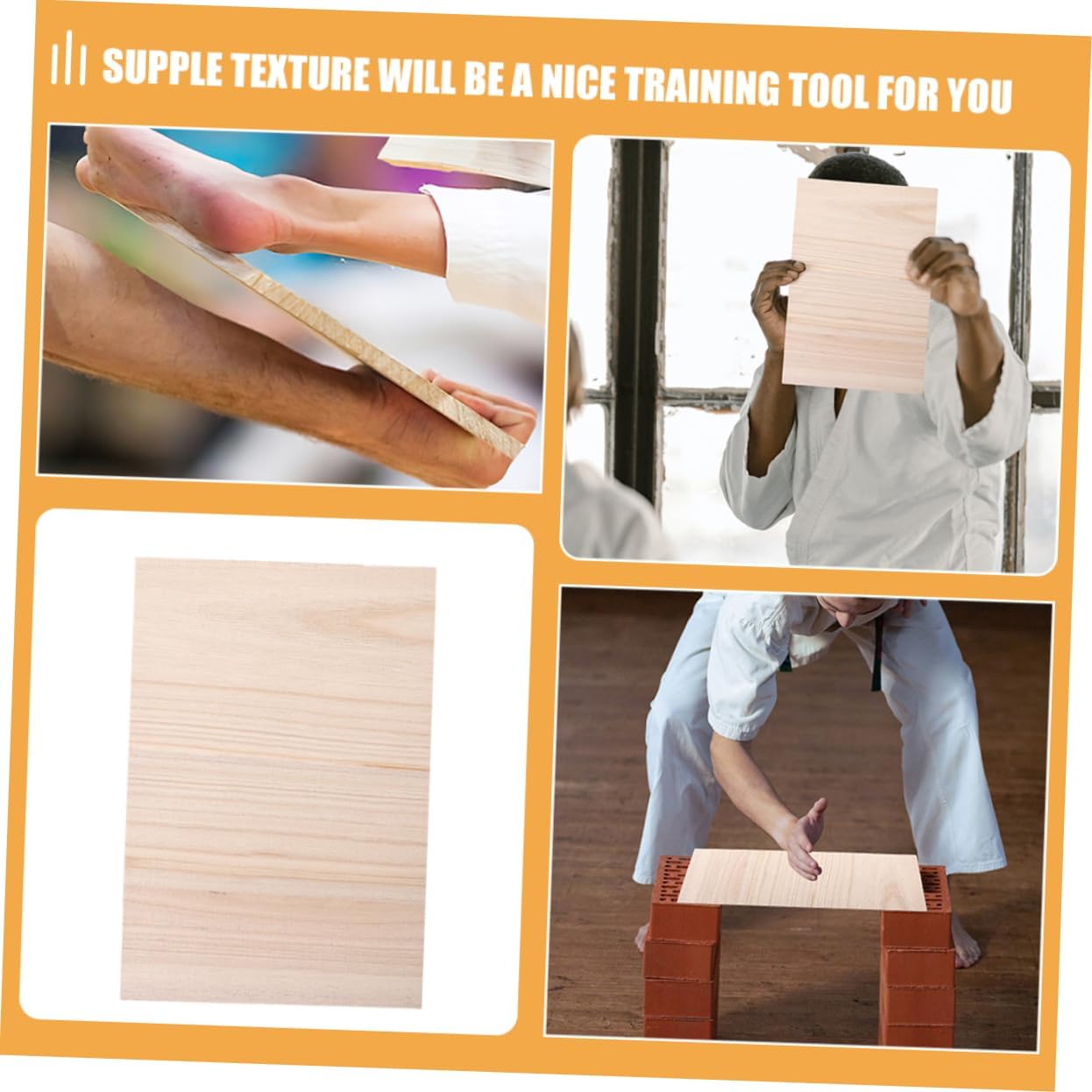 VANZACK 20pcs Taekwondo Performance Breaking Board Portable Karate Training Tool for Skill Development and Confidence Building for Beginners and Advanced Practitioners