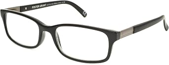 Foster Grant Men's Boston Square Reading Glasses