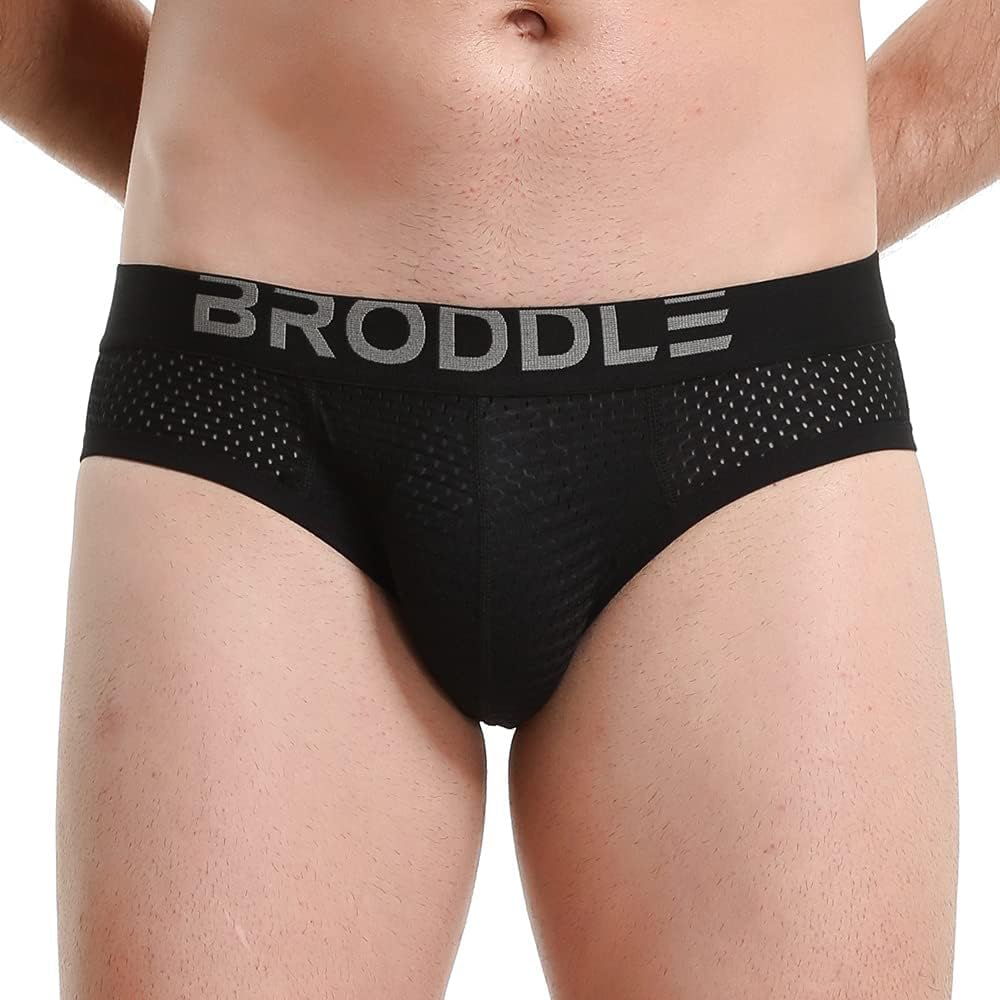 BRODDLE Men's Mesh Padded Pouch Athelic Supporters Breathable Jockstrap Elastic Waistband Low Rise - Image 6