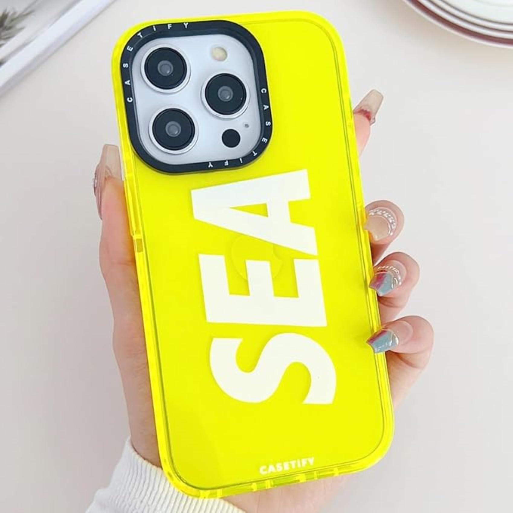 DREAMWINGS Back Cover for iPhone 12 Pro Max Sea Casetify Latest