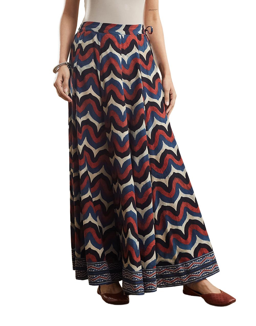 Multi Cotton Ghera Skirt-image-3