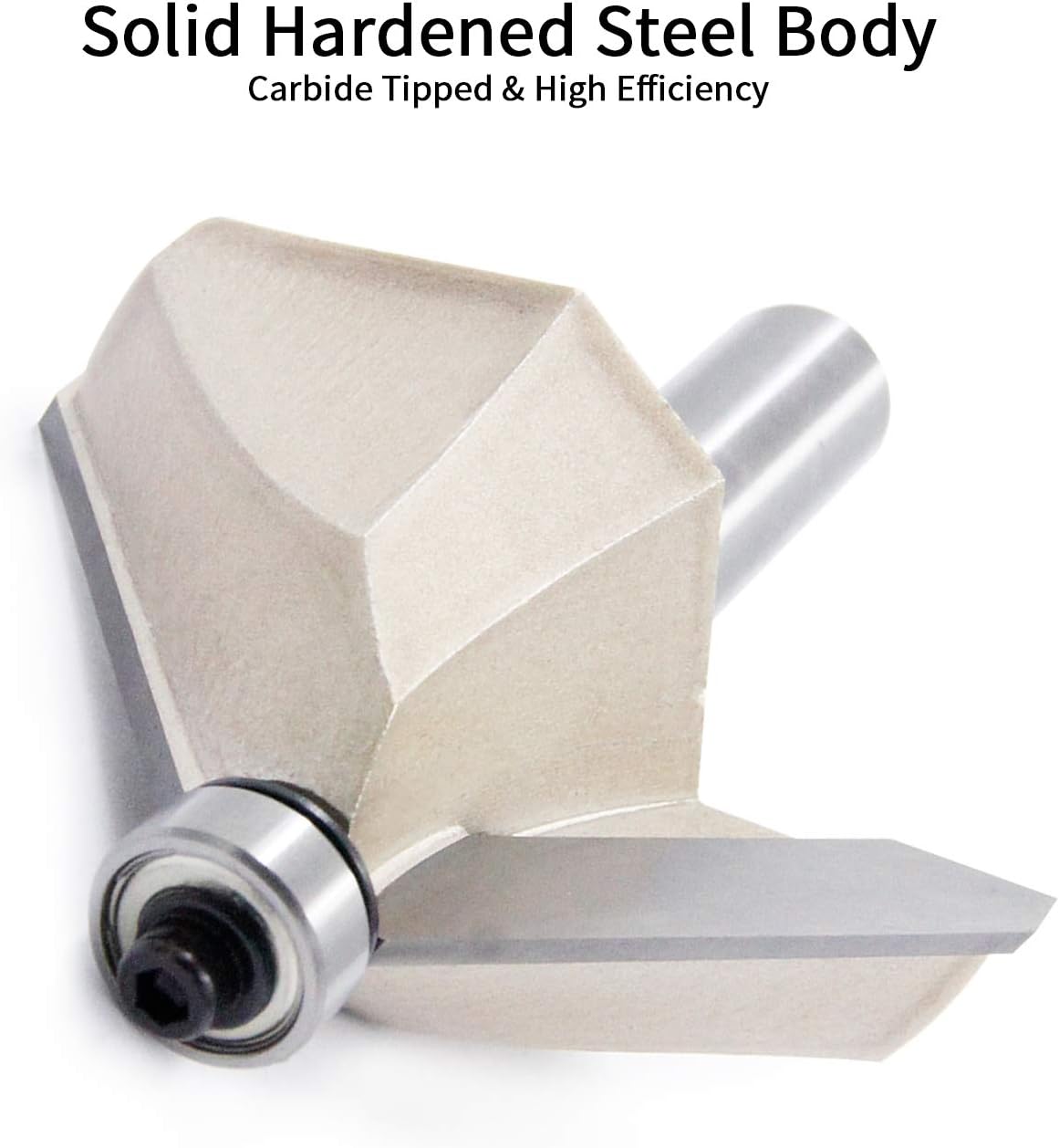 Uр Tо 40% оƒƒ TIDEWAY 45 Degree Bevel Edge Forming Router Bit Carbide Tipped Chamfer Router Bit, Diameter 1-3/8, Shank 1/2