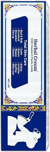 Crema herbaria estrella con vitamina D paquetes ungüento irritación piel sequedad malestar picazón