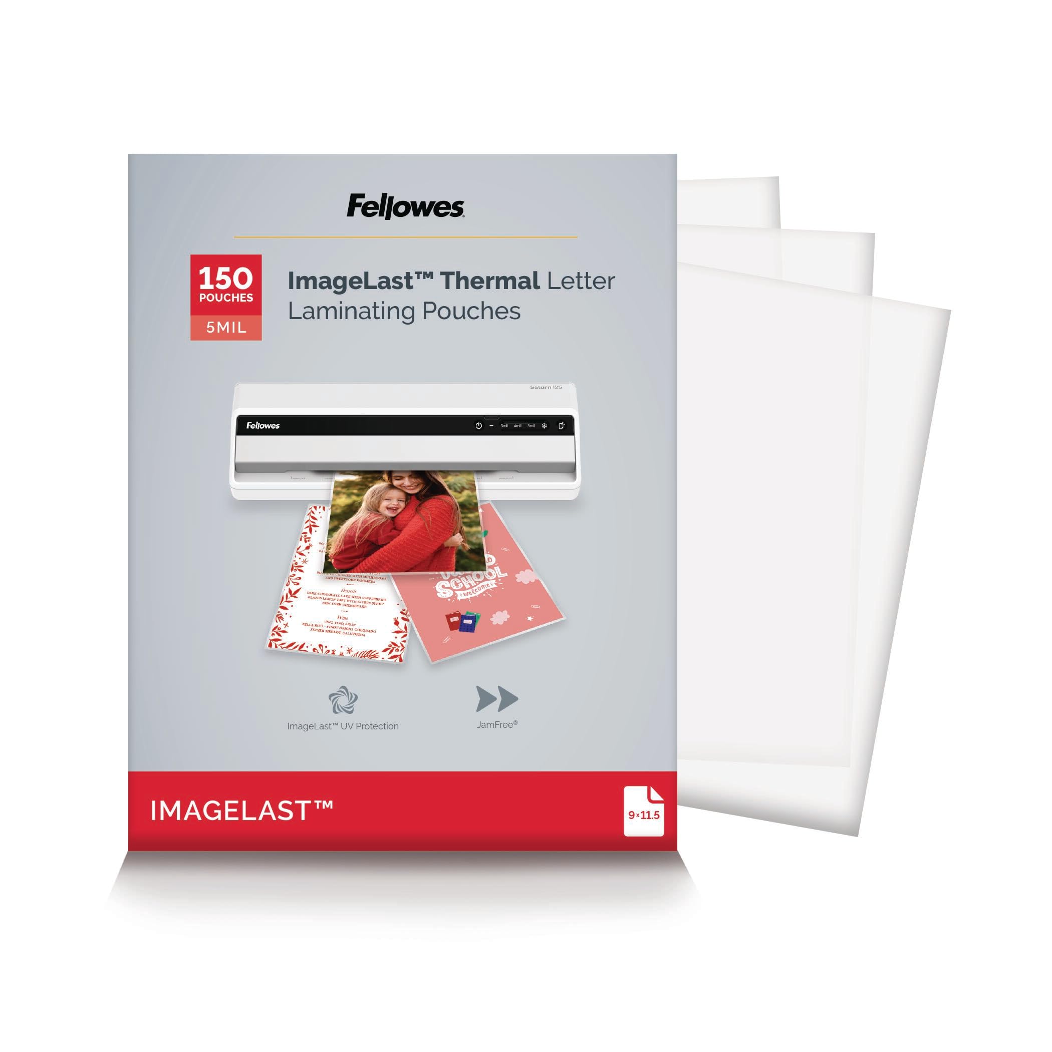 Amazon.com : Fellowes Thermal Laminating Pouches, ImageLast, Jam