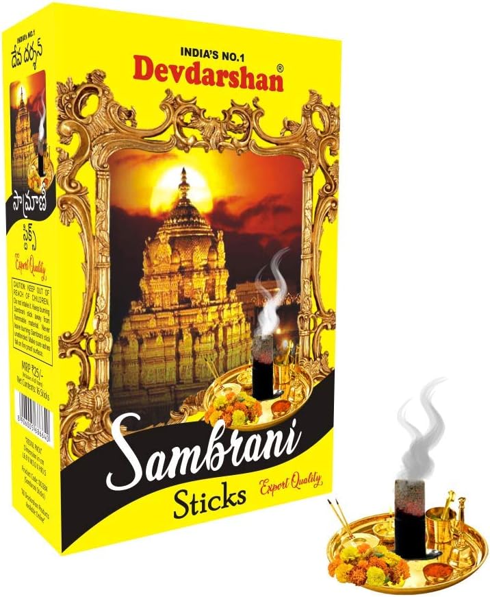 Devdarshan Sambrani Stem Sticks 24 Unit of 16sticks Each
