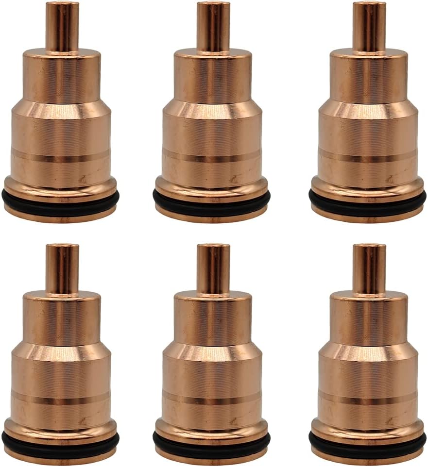 6X Injector Sleeve Cup Copper Tube 3183368 Compatible with Volvo engine D12 D16 Mack MP7 MP8 MP10