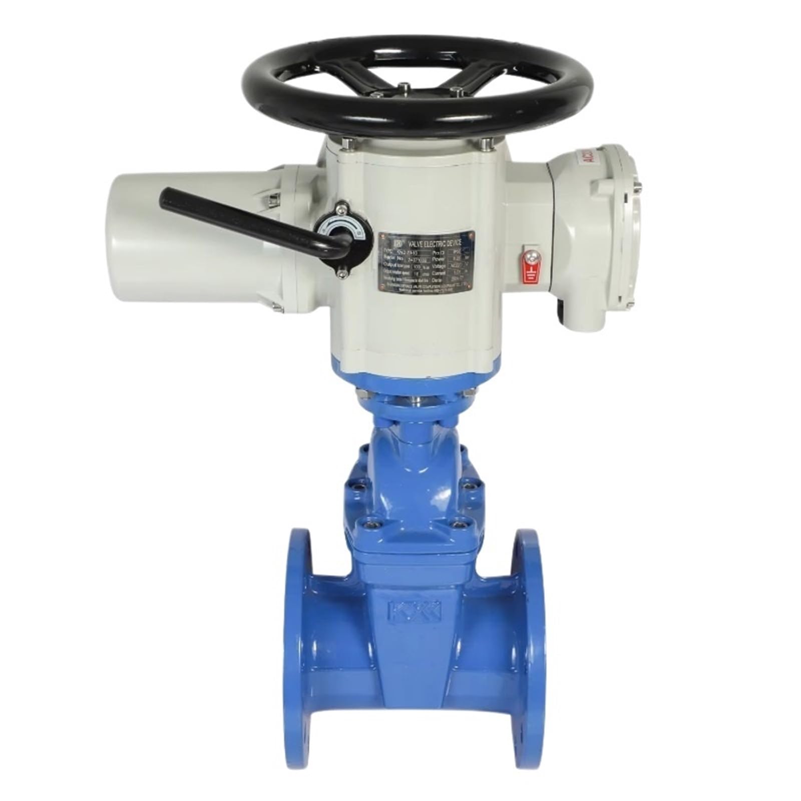 Qvctadpc Ductile Iron 2'-48" Pn16 Pn10 150Lb Electric Actuator Nrs Resilient Seat Din F4 Gate Valve 3352 Ggg50 Qt450 For Water Din3202