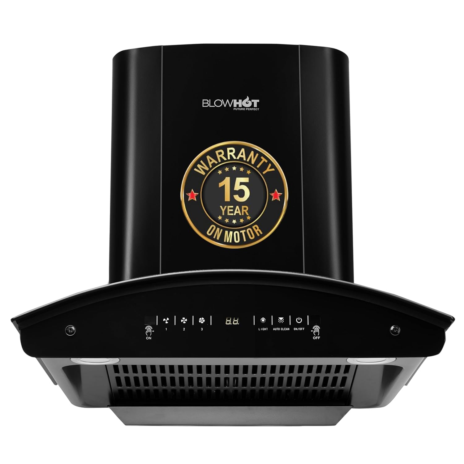 BLOWHOT 60cm 1500 m³/h Power Motion Sensor Kitchen Chimney with Installation Kit, Heat Auto Clean, Filterless Technology, 15-Year Motor Warranty by Blowhot - Evana S BAC MS-image-48