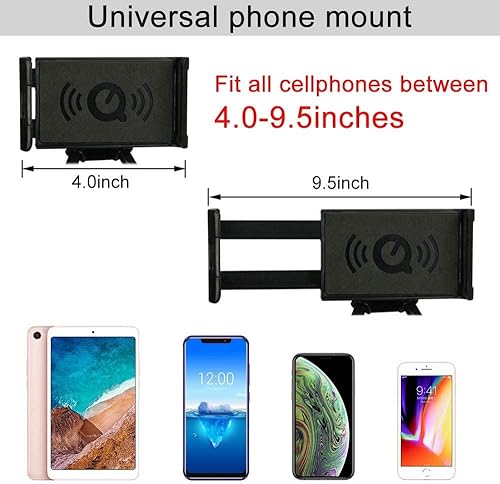 Miniatura 4 de Soporte universal para teléfono Moblie, soporte para teléfono celular Lazy y cuello para tableta celular, soporte flexible para teléfono (negro)