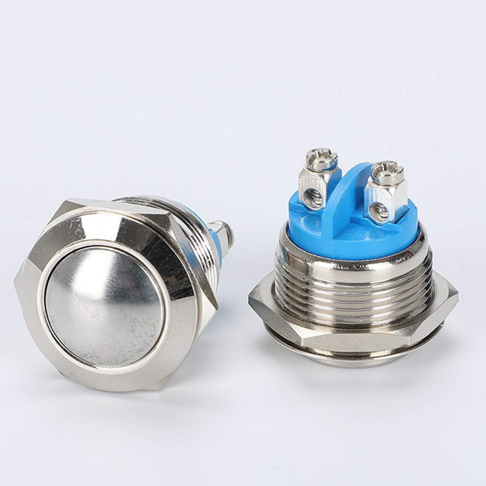 Pulsador de timbre de puerta, 4 botones de repuesto para timbre, accesorios impermeables para la actualización de casa, casa, casa, casa, casa, casa y garaje