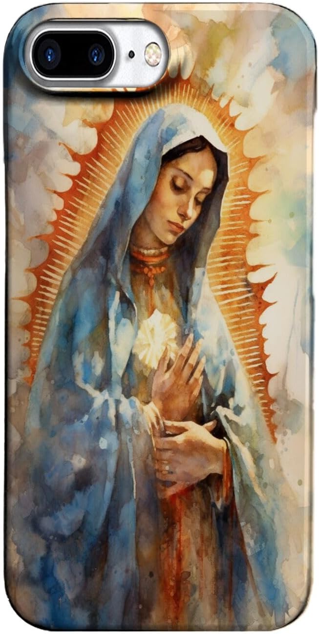Phone Case for iPhone 7/8 Plus Case Ultra-Thin Virgin Mary Lady of Guadalupe-Art cc46 Case - Exceptional Drop Protection, Stringent Durability Testing - Sleek and Versatile Design