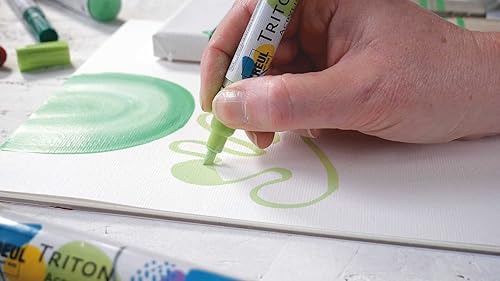 Miniatura 3 de KREUL 17843 - Solo Goya Triton - Marcador de pintura acrílica, punta de cincel, 1 a 0.157 in, lila