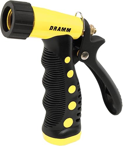 Miniatura 21 de Dramm® Revolver Boquilla de Manguera de Jardín de Servicio Pesado de 9 Patrones – Pistola Pulverizadora de Metal Ajustable con Control de Flujo