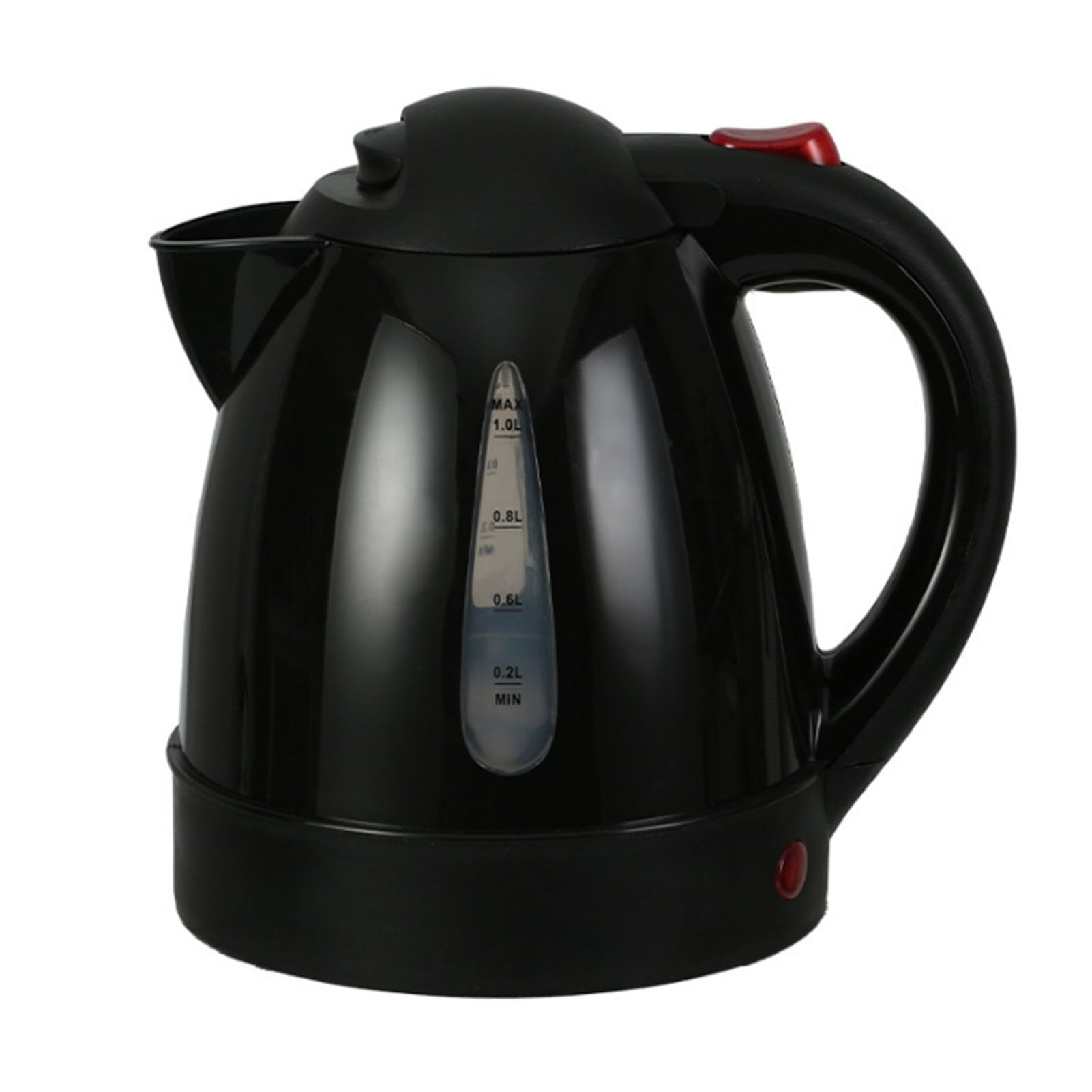 Portable Car Kettle, 1000ml Car Electric Hot Water Bottl, 12V 150W Fast Heating Auto Shut Off Electric Travel Kettle for Cars SUVs Trucks Camping Road Trips Black