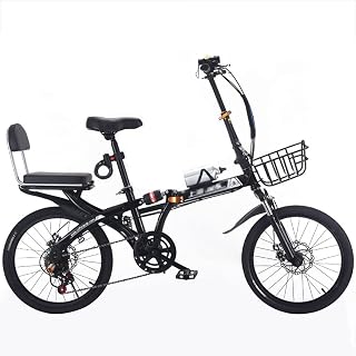 LiRuiPengBJ Children's bicycle Variable Speed Folding Bicycle Bike for Adult Ultra Light Women's Light Work Variable Speed Portable Adult Small Student Male Bicycle