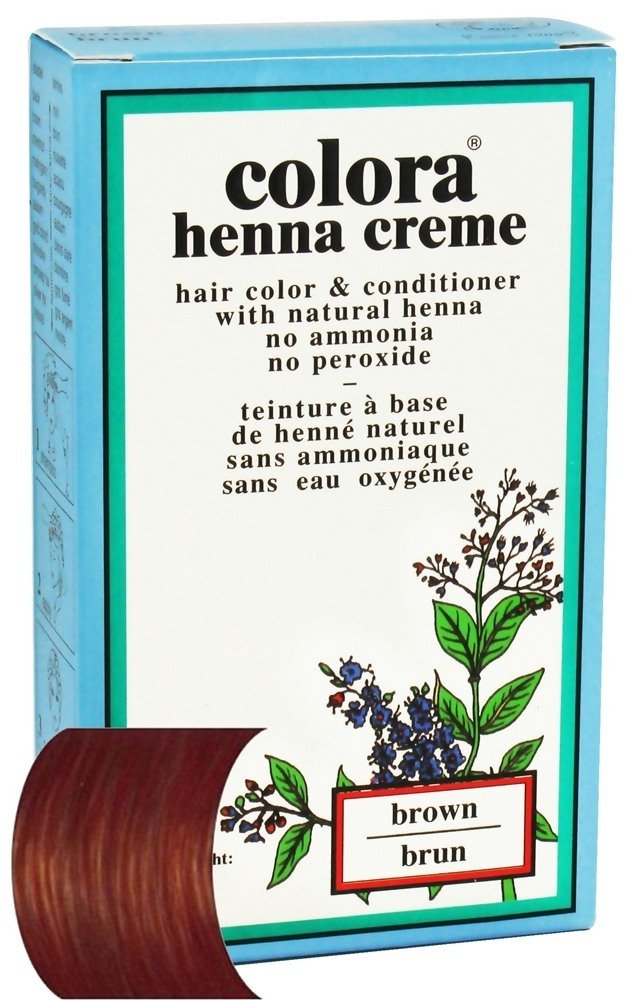 Colora Henna Creme Hair Color Brown 2 Ounce (59ml) (2 Pack)