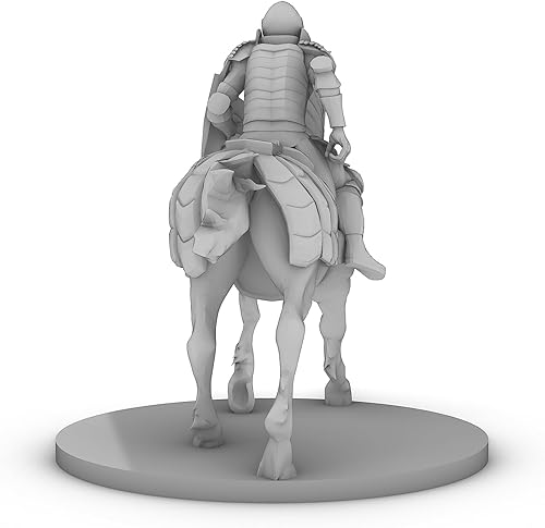 Miniatura 4 de Human Cavalier 2 Base Tabletop DND Gaming Miniature