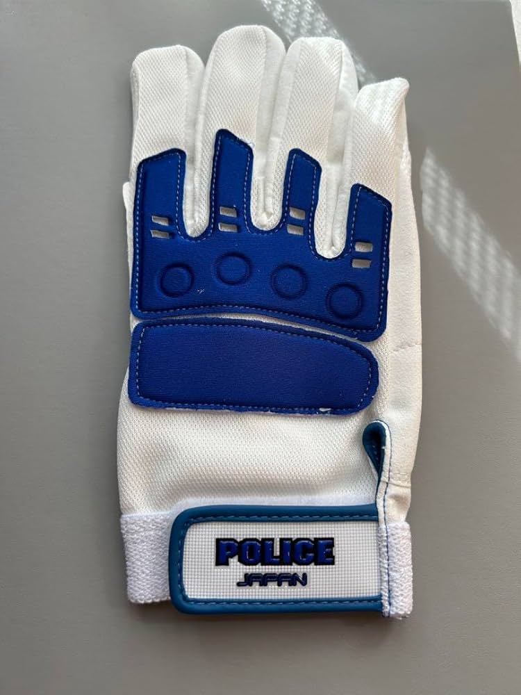POLICE - 新品　白バイ　グローブ　Lサイズ　ブルー POLICE - 新品 白バイ グローブ Lサイズ ブルー POLICE - 新品