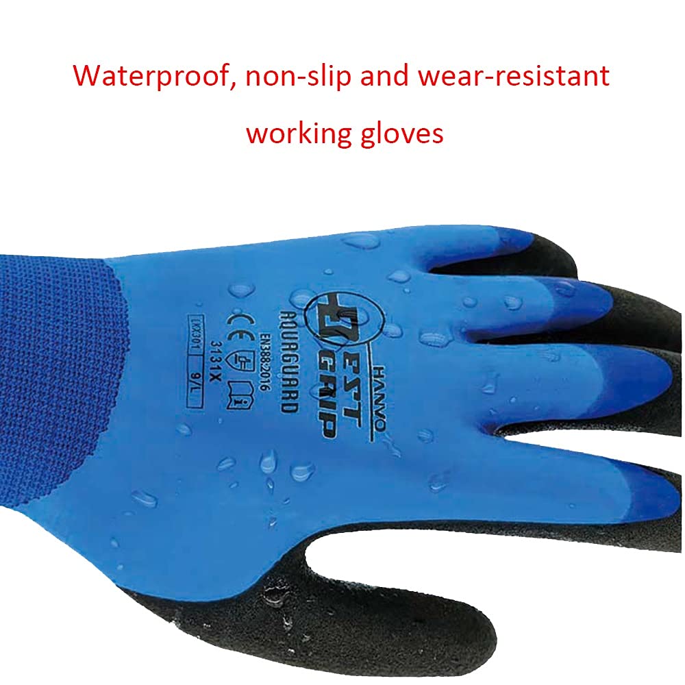 FUFU Manoplas Guantes De Trabajo Livianos, Guantes De Jardinería Resistentes A Los Pinchos, Guantes Antideslizantes Resistentes Al Desgaste, Suaves Y Transpirables, 5 Pares (Size : M)