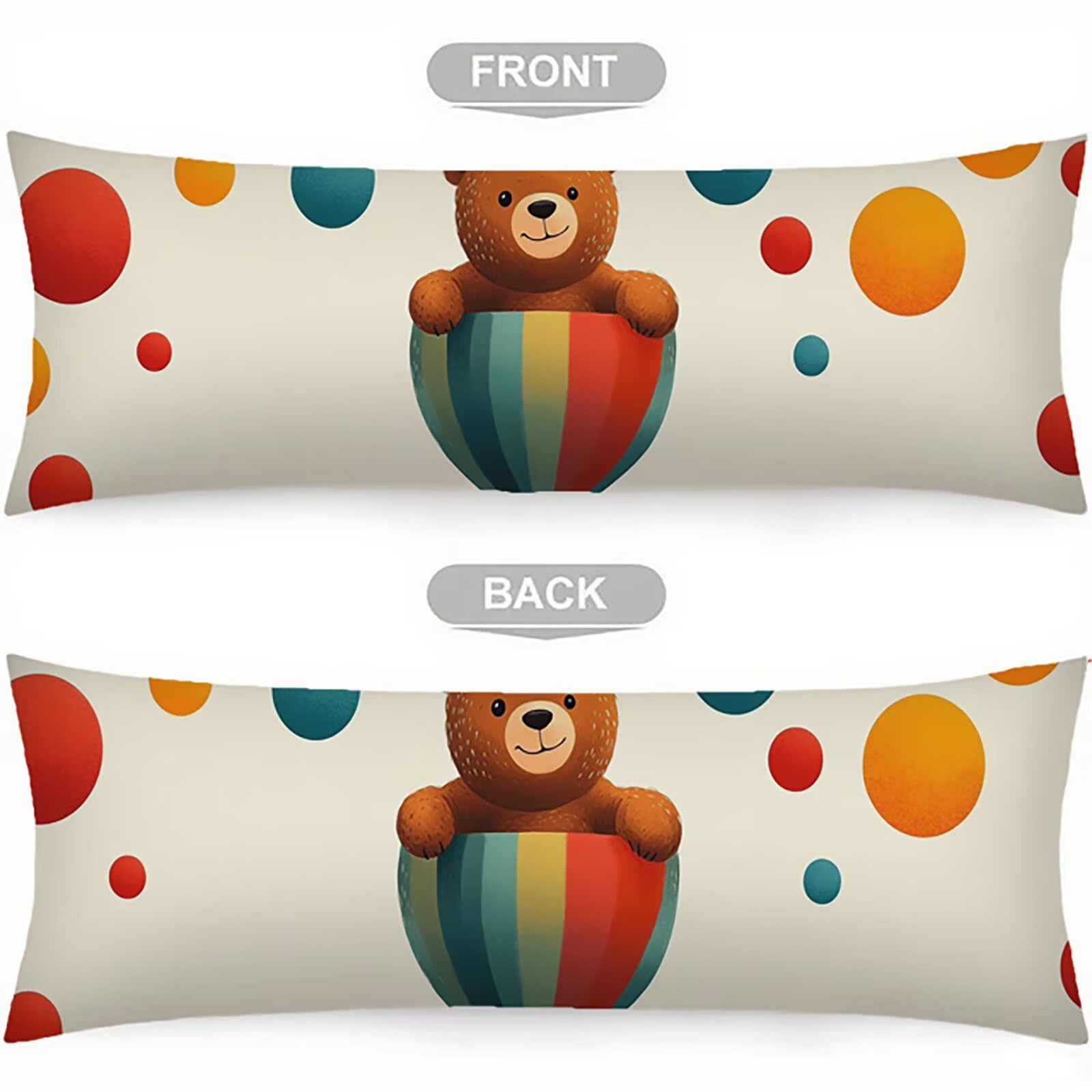 Federe Cuscini Marrone Federe Cuscino Letto Animale60x180cm Velluto Copricuscini, Divano Morbida e Traspirante Cerniera Invisibile Con Invisibile Cerniera Ecologica Lavabile per Letto o Divano C0C397