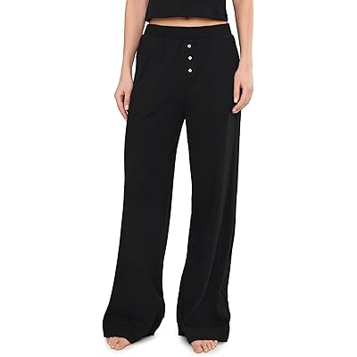 Брюки PACT Dream Rib Wide Leg Lounge Pants