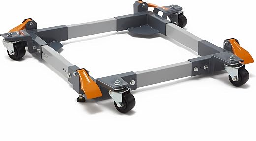 Bora Portamate Mobile Base PM-3550 Industrial Strength with Swivel Wheels – Universal, Super Heavy Duty, Adjustable Rollin...