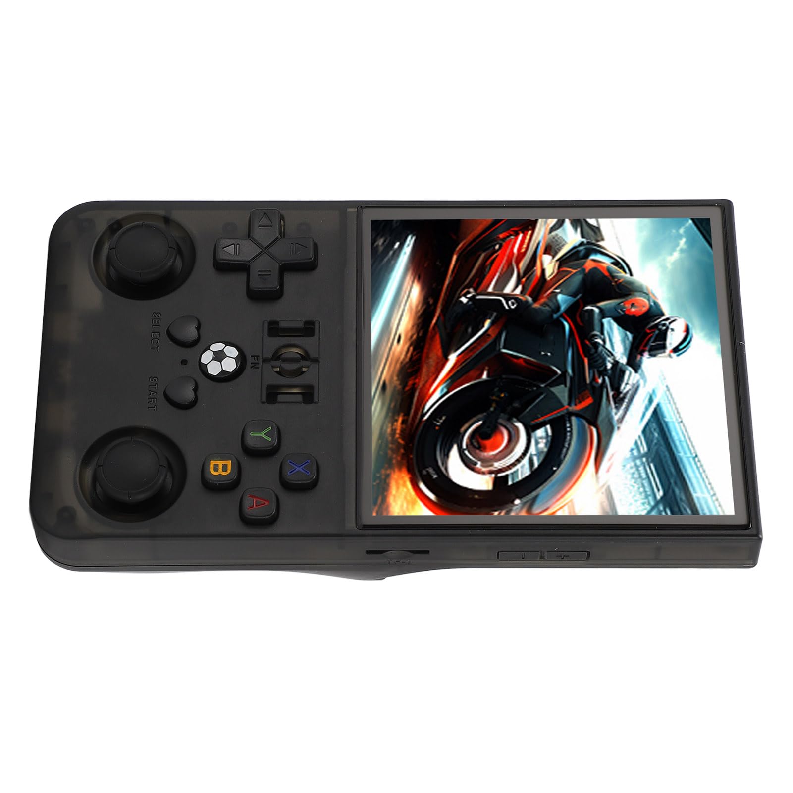 Console di gioco portatile retrò, dispositivo di gioco portatile con schermo IPS da 4 pollici 720x720, batteria ricaricabile da 4000 mAh, doppio joystick 3D per Linux, include (128 GB)