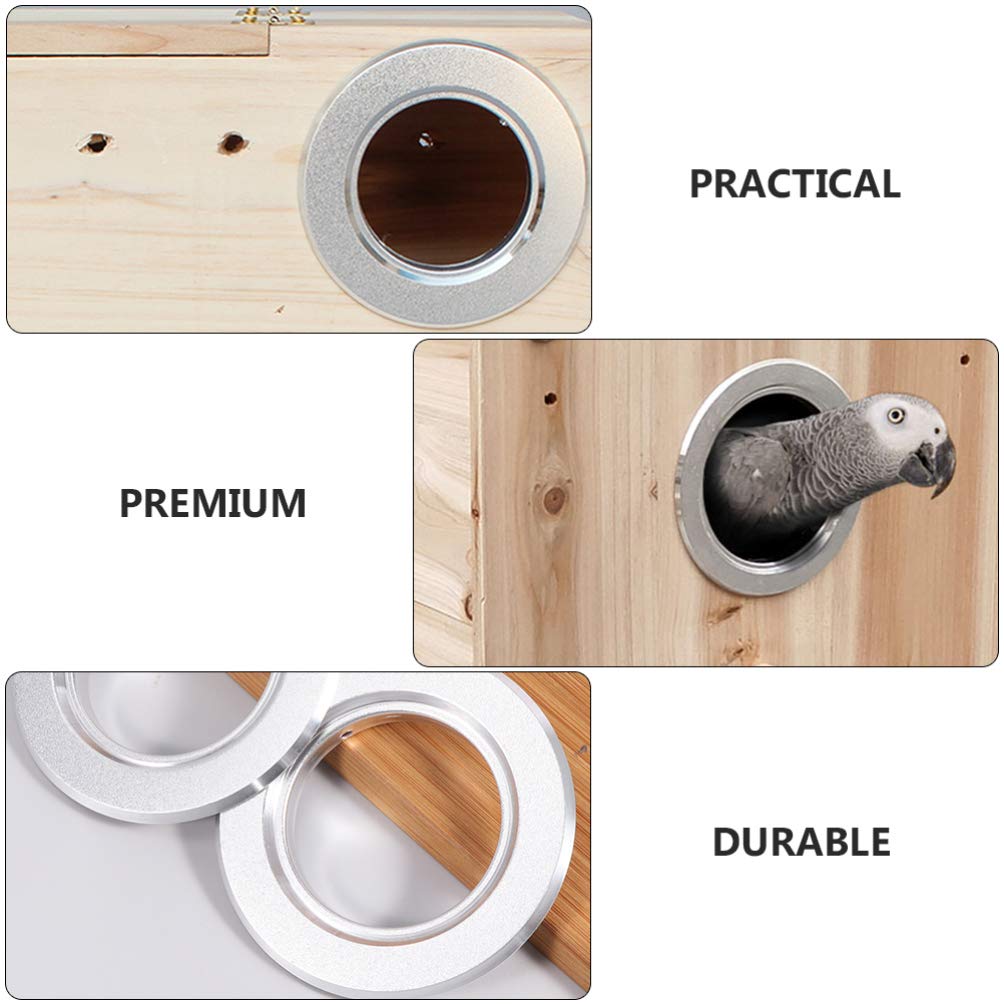 Lot De 30 écrous à Oreilles + Rondelles - Pour Fixation Nichoirs, Cages Oiseaux | En Acier, Filetage Complet