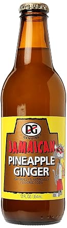 DG Genuine Jamaican Pineapple Ginger (6 Pack, Total of 72fl.oz)