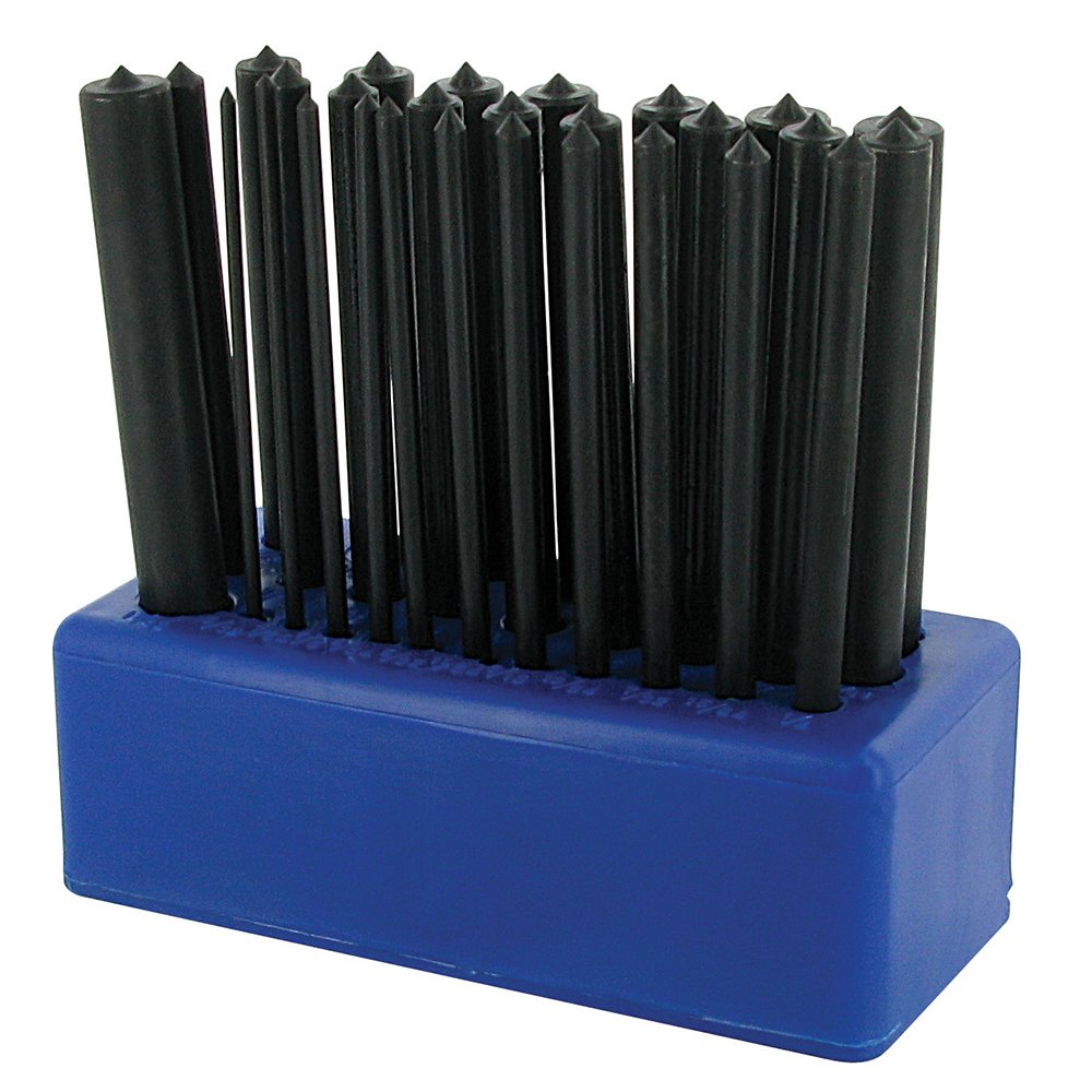 Silverline 250575 grains de transfert, 28 pièces Ensemble 3/32 pouces - 17/32 pouces (2.4mm - 13.4mm)