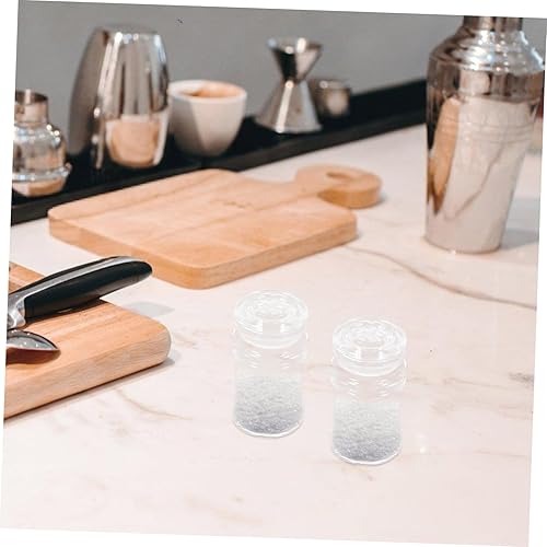 Miniatura 6 de 2Pcs Refillable Crystal Stylish Kitchen Condiment Containers for Seasoning Storage Portable Travel Bottles for Spices and Chic Design