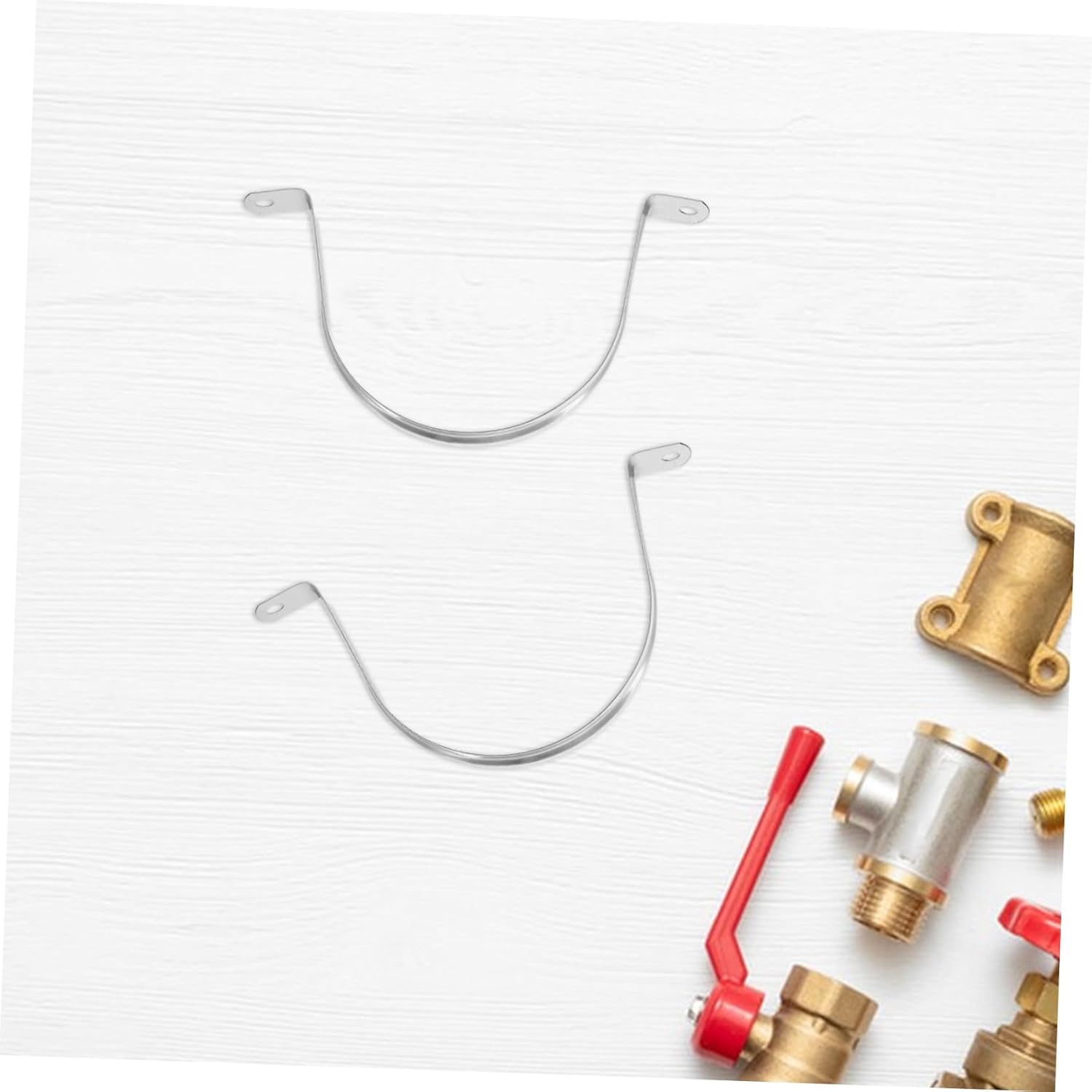 100pcs Stainless Steel Hose Clamps Pipe Clips Easy Install Fasteners for Securely Fixing Pipes Versatile Use Industrial Residential Applications