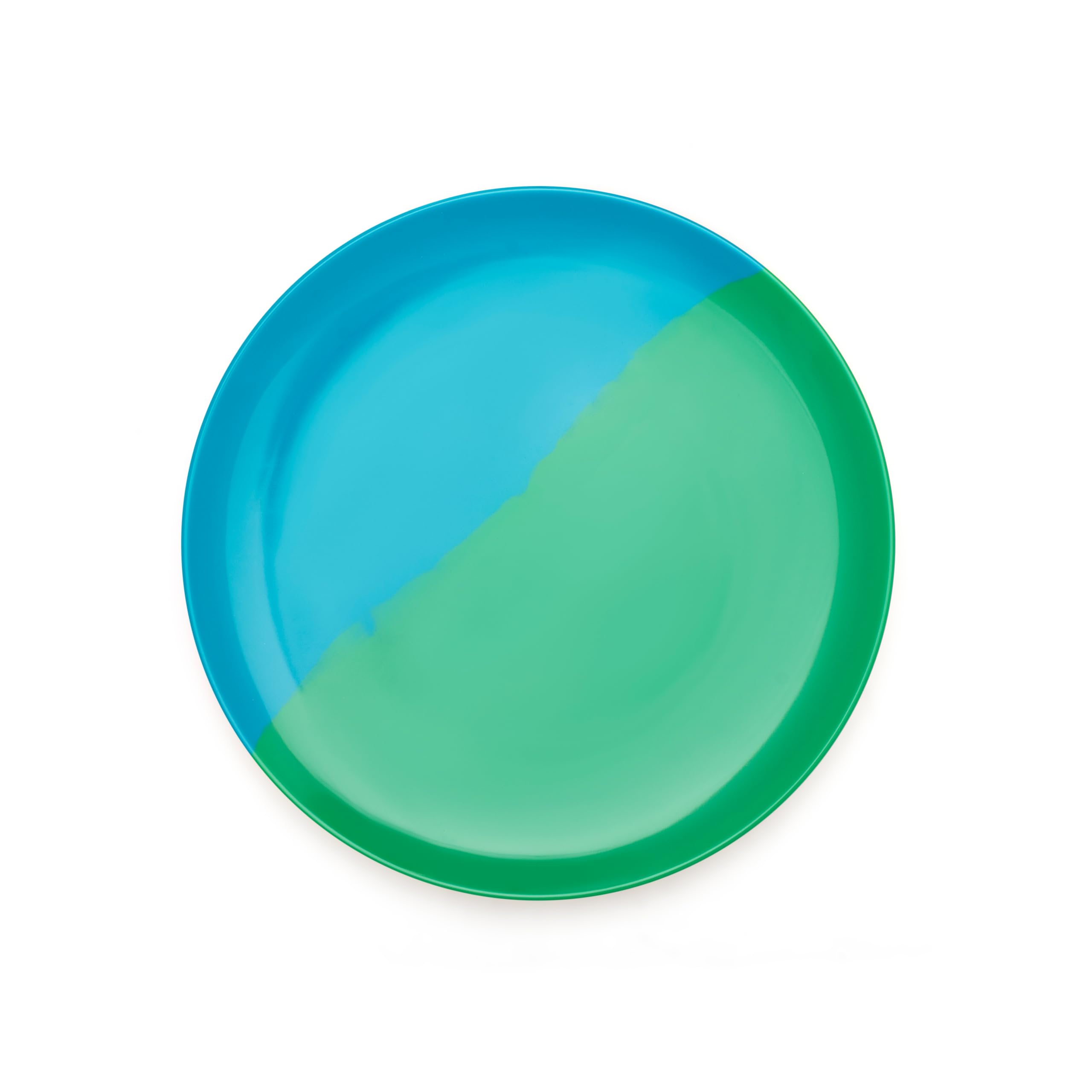 BlissHome Pure Prue Leith Melamine Dinner Plates Set of 4, Vibrant, Unique Colours, Perfect for Indoor & Outdoor Use, Durable - Image 3