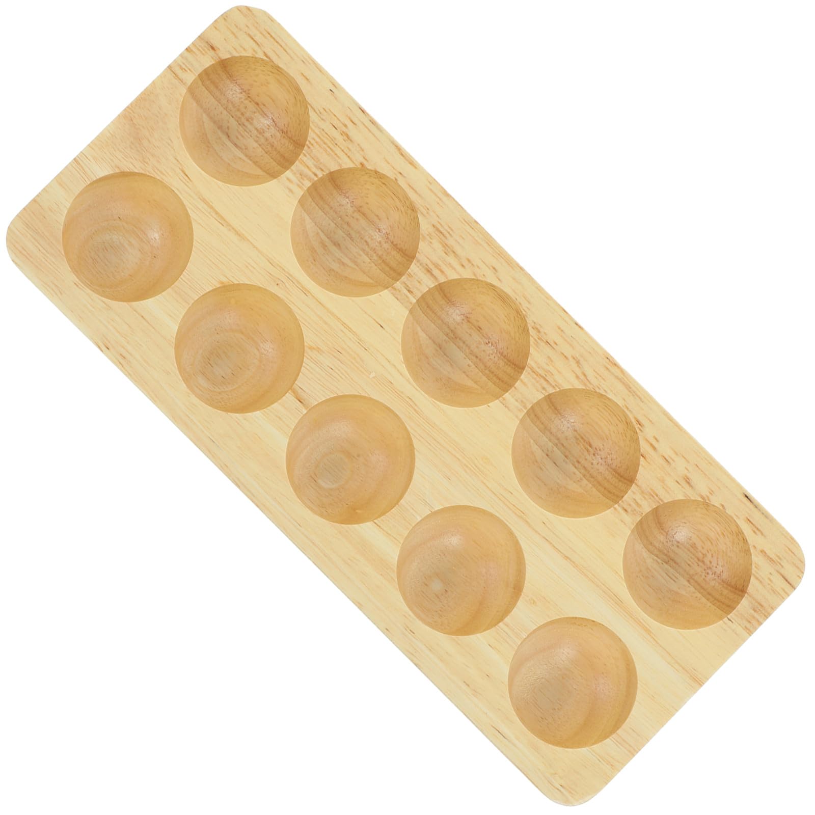 Eierablage für 10 Eier Praktischer Eier Organizer und Dekorative Holzplatte für Haushalt und Geschenk zur Einweihung