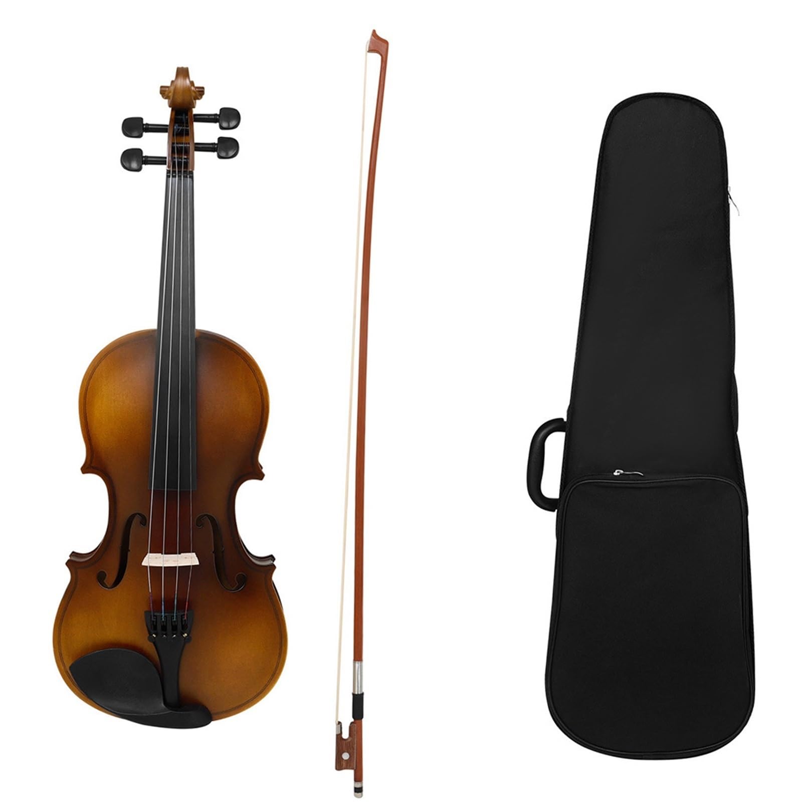 Violino Violino Acustico In Legno Massello 4/4 Violino In Tiglio Opaco Disponibile Per Violinisti Adulti