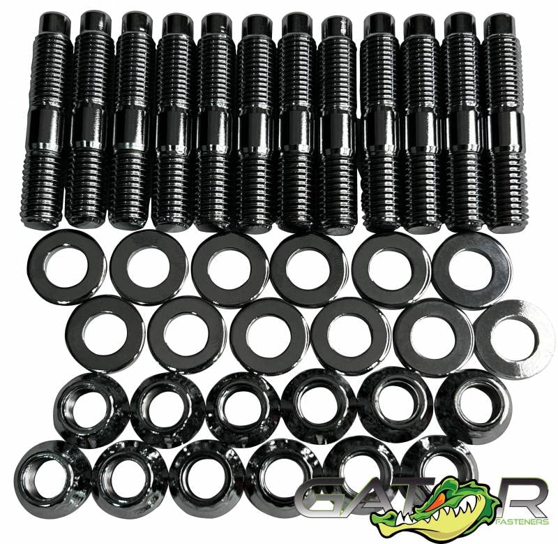 Heavy Duty Exhaust Manifold Stud Kit for Dodge/Ram (1994-20) 5.9L & 6.7L Cummins Diesel (Chrome)
