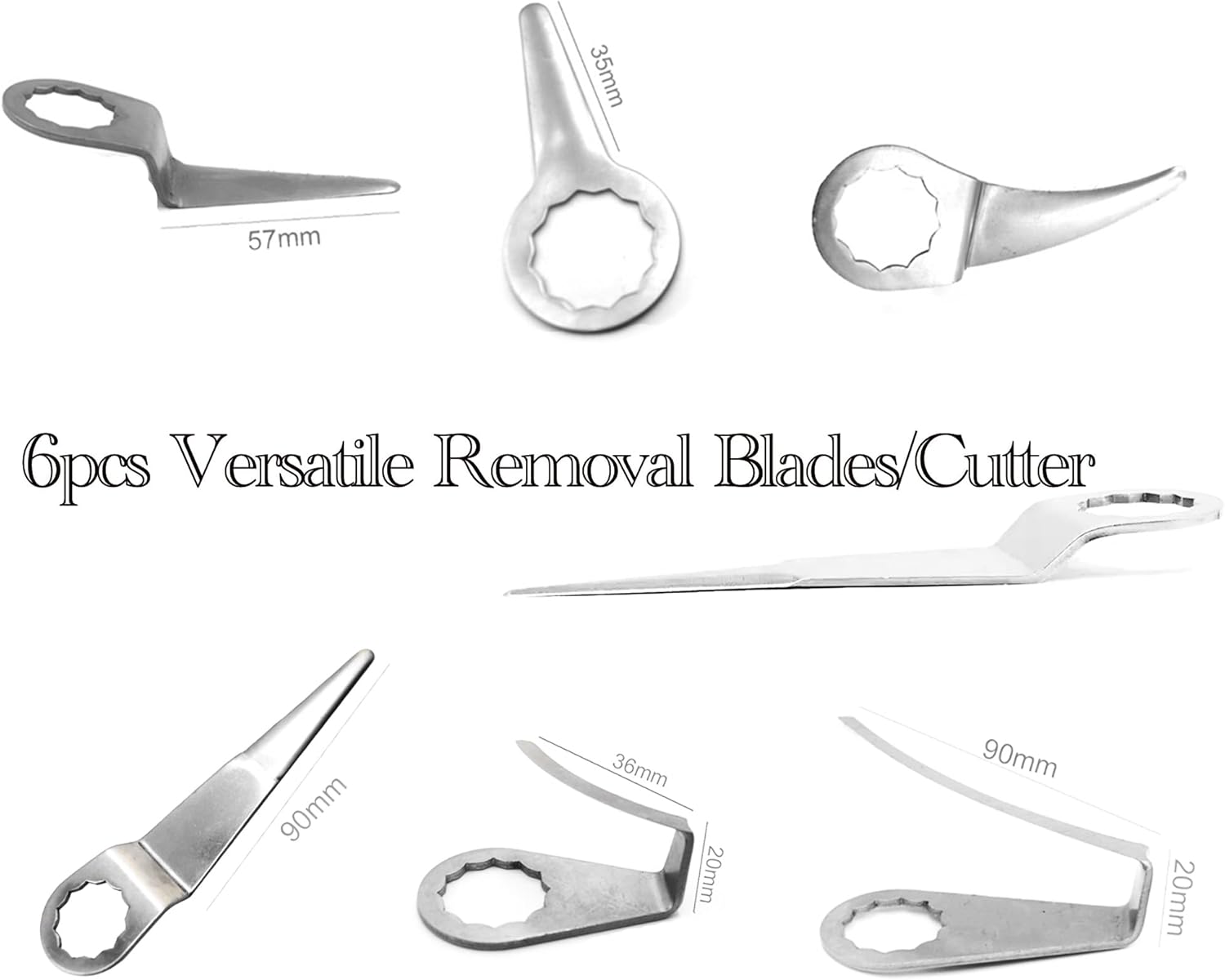 RQG Pneumatic Windshield Removal Tool, Auto Glass Windshield Removal Tool Kit, Car Window Seal Glass Glue Sealant Remover, 6pcs Glass Removal Blades